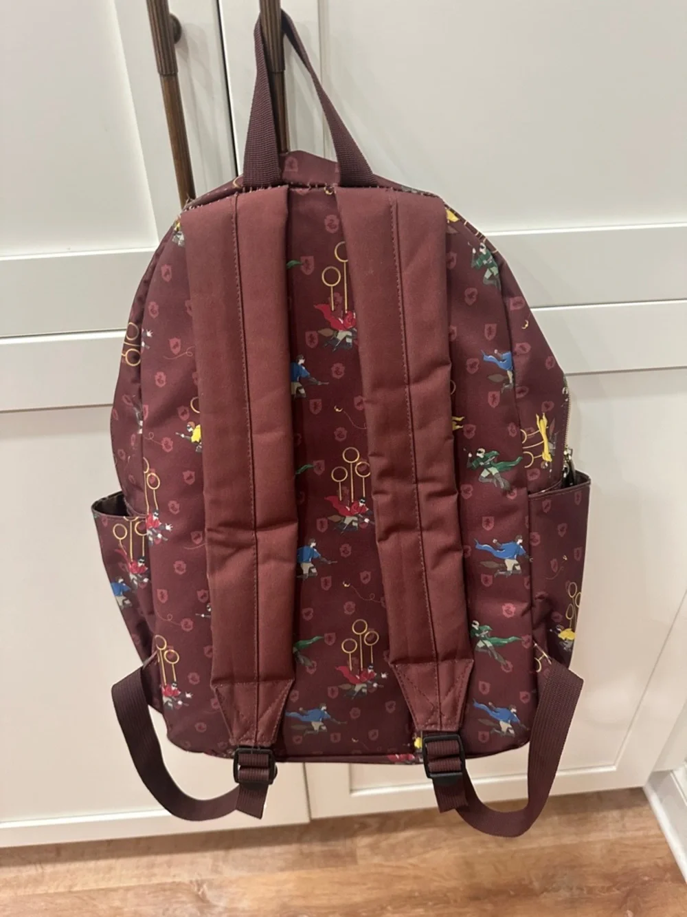 Loungefly Maroon Harry Potter Quidditch Kids Backpack- see pics